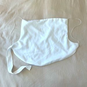 White strappy blouse